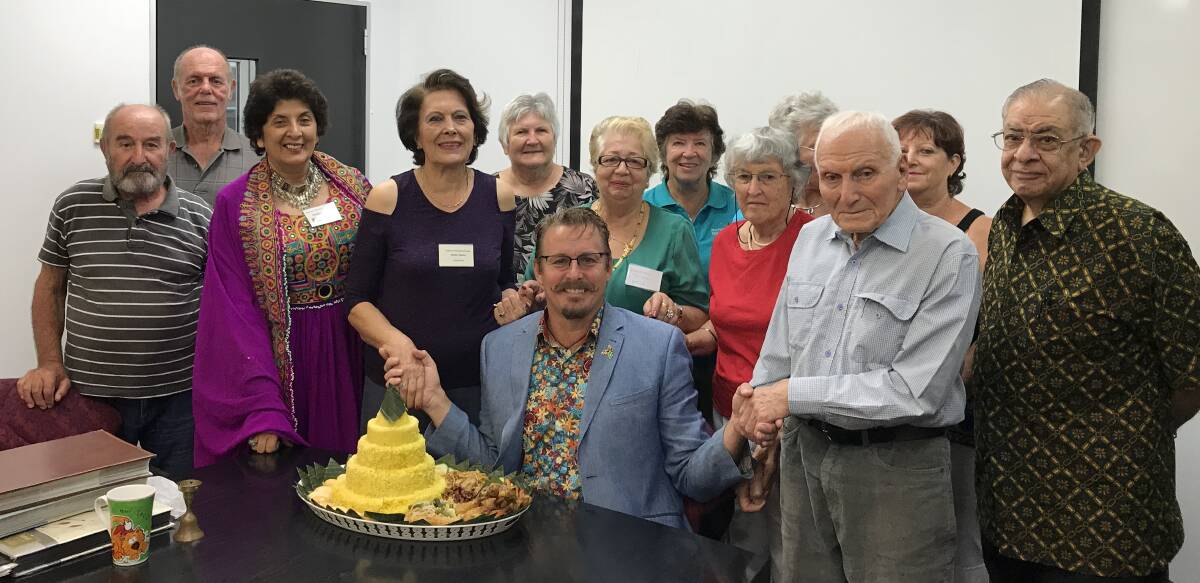 CELEBRATING: Members of the Redlands Multicultural Group at their 14th anniversary celebration. Photo: Paul Bishop