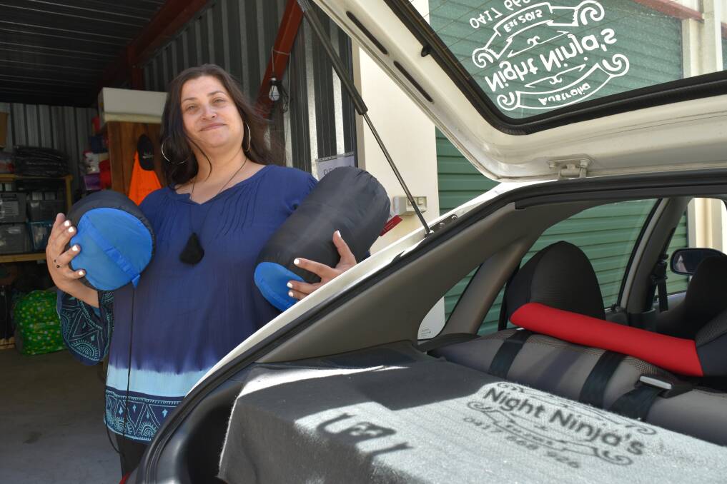 OVERSTRETCHED: Night Ninjas founder and volunteer Alix Russo says they resources are overstretched dealing with homelessness in the Redlands. Photo: Hannah Baker