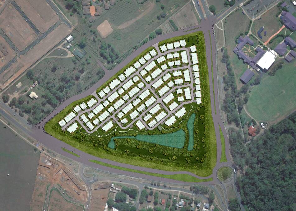 PLAN: A master plan for the site of the proposed development in south-east Thornlands. Photo: Philip Usher Constructions