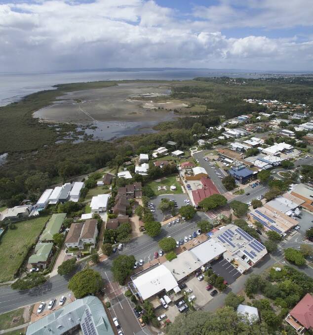 THE VILLAGE: An aerial view of Main Street, Wellington Point. Photo: Supplied