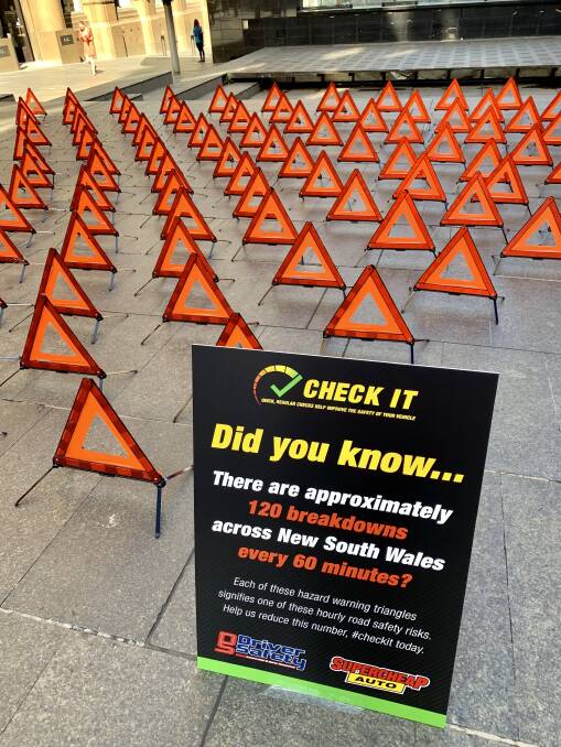 VEHICLE SAFETY: The Check It campaign was launched in NSW last month.