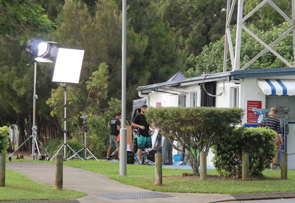ON SET: Filming for the Netflix series Tidelands getting under way on Thursday. Photo: Cheryl Goodenough