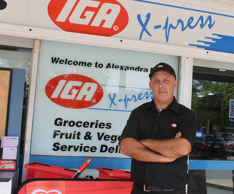 Thankful: Owner of the IGA X-press in Alexandra Hills Dan Rigney is grateful for the community support he has received since an armed robbery at the store on Saturday. Photo: Cheryl Goodenough