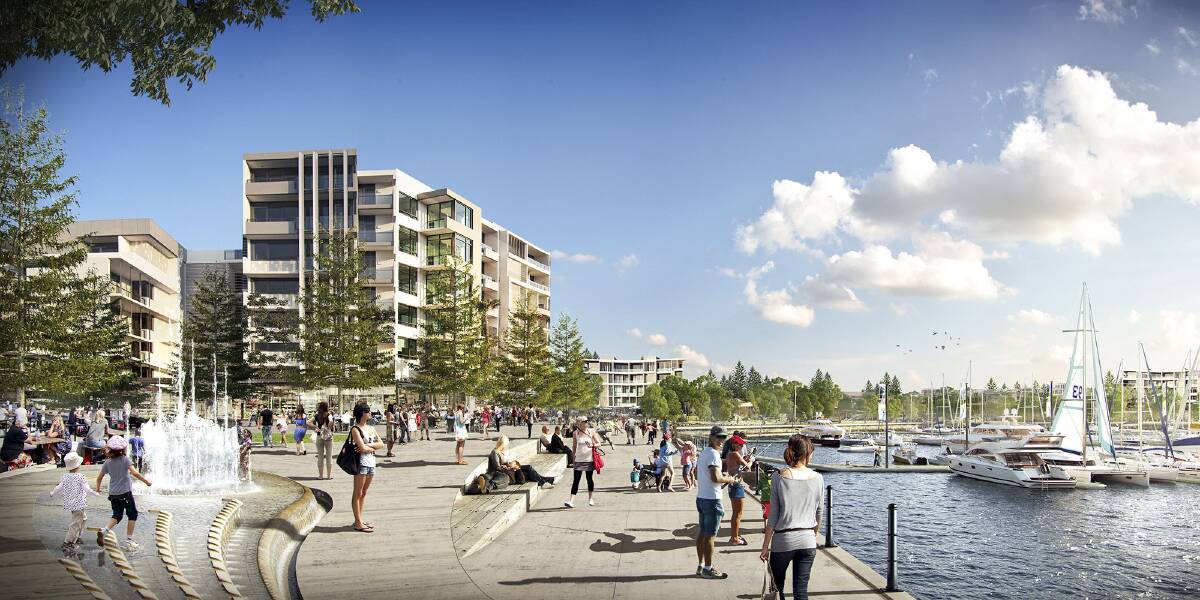 DESIGN: The proposed redevelopment includes an upgraded port, parklands with a lagoon pool and water play area, a retail and dining precinct, hotel and convention facilities and 3600 dwellings.