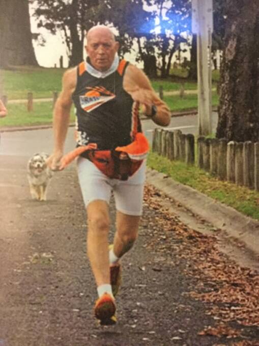 ON TRACK: At 83 Cleveland's Tony Cameron-Kirk has competed in about 25 triathlons, and he only started seven years ago.