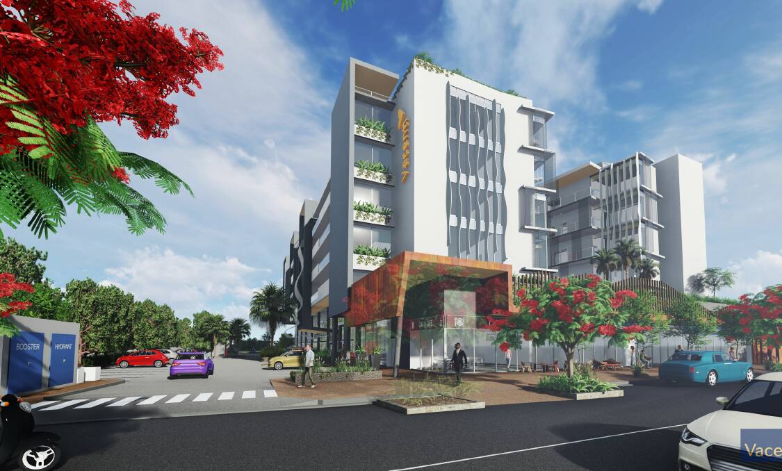PROPOSAL: An artist's impression of the mixed-use development comprising aged care accommodation and commercial, retail and community facilities at 4-10 Doig Street.