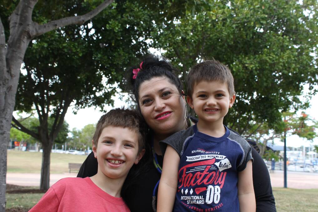 TRYING TO HELP: Single mum of Zavian and Andy, Alix Russo started Night Ninja's to help people who are homeless. She was homeless, living in a friend's lounge room, after separating from her partner. Photo: Cheryl Goodenough