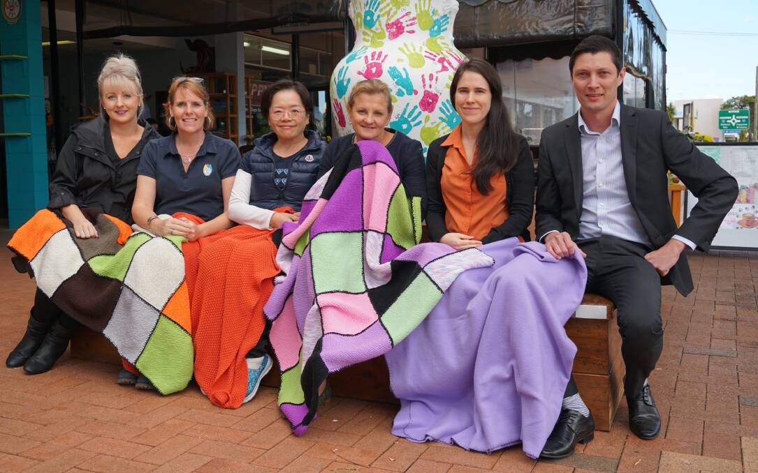 COLLECTION: Mayor Karen Williams (third from right) and Cleveland business people Jenna Watson, Fleur Colgan, Jenny Tan, Alana Chataway and Ryan Connor.