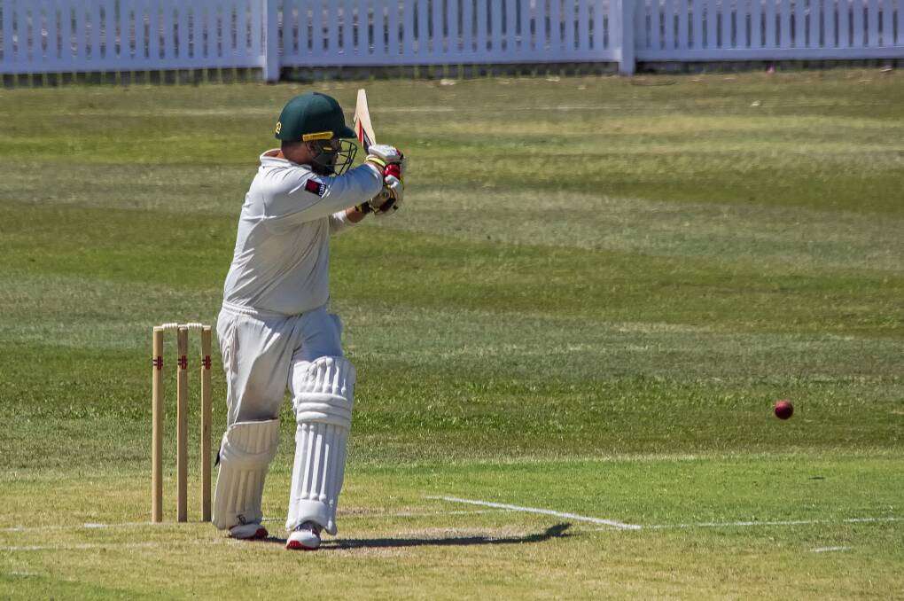 BIG HITS: Sam Howse bats for the Redlands Tigers at the weekend. Western Suburbs were a difficult opponent for the Tigers. Photo: Doug O'Neil. 