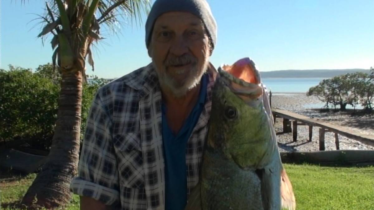 BIG CATCH: Cor Van Reede from Lamb Island with a mulloway caught last week. 