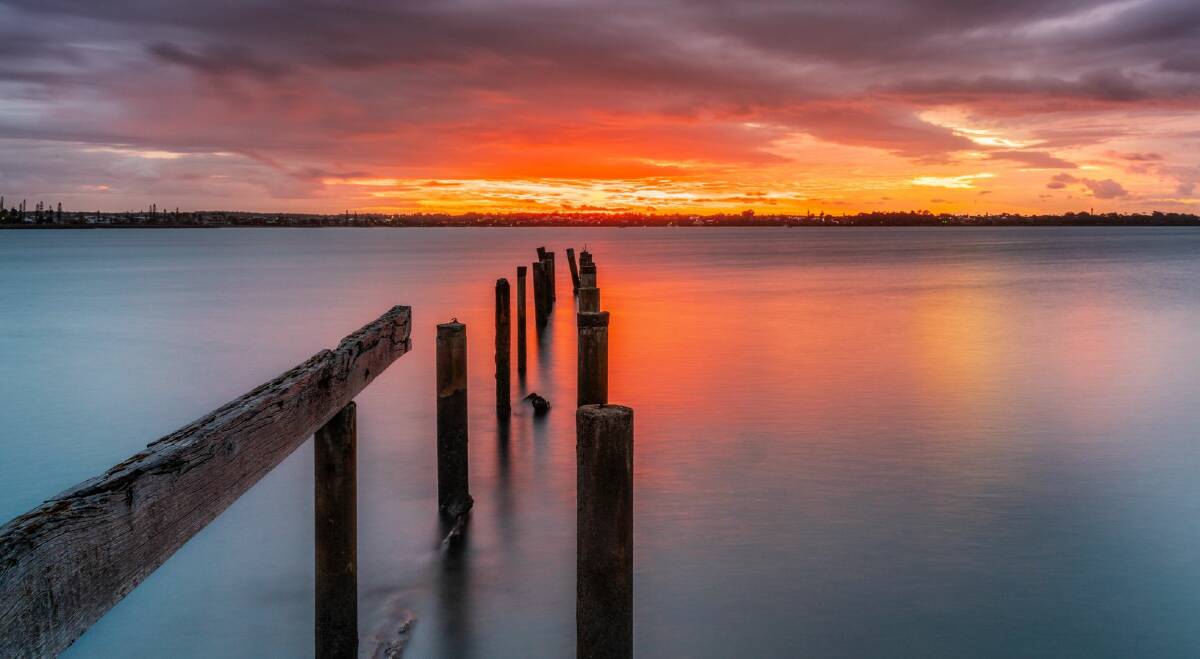 Old jetty at Cleveland Point. Photo: Tristan Caneris.