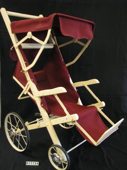 RESTORED: This Cyclops stroller, made in the 1940s and donated by Elizabeth McInnes of Ormiston. 