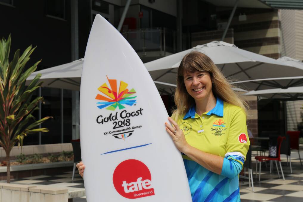 READY TO GO: Tanya Lambinon is a self-proclaimed sports fanatic and will have a front row seat to all of the action volunteering in Spectator Services. 