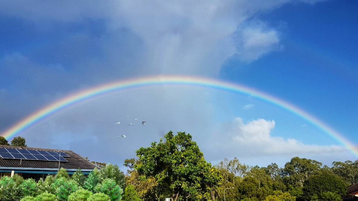Somewhere over the rainbow. Photo: Karen Collins. 