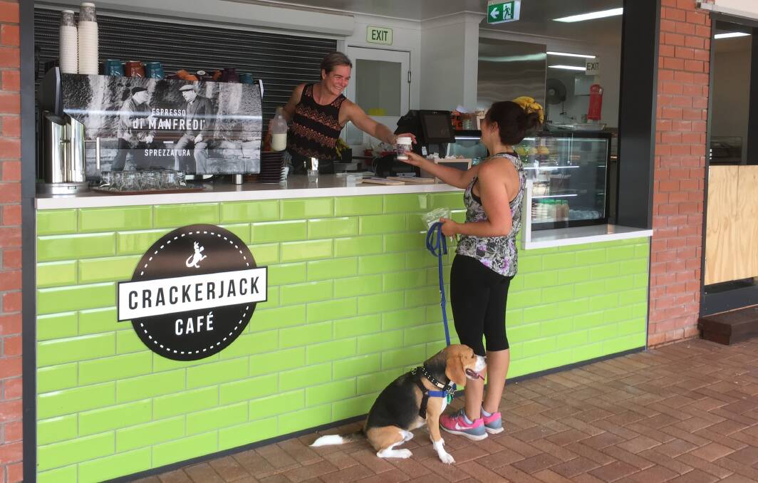 OUTDOOR CAFE: Crackerjack Cafe serves delicious breakfasts and lunches Wednesday to Sunday 7am to 2.30pm. A wonderful way to start your day.