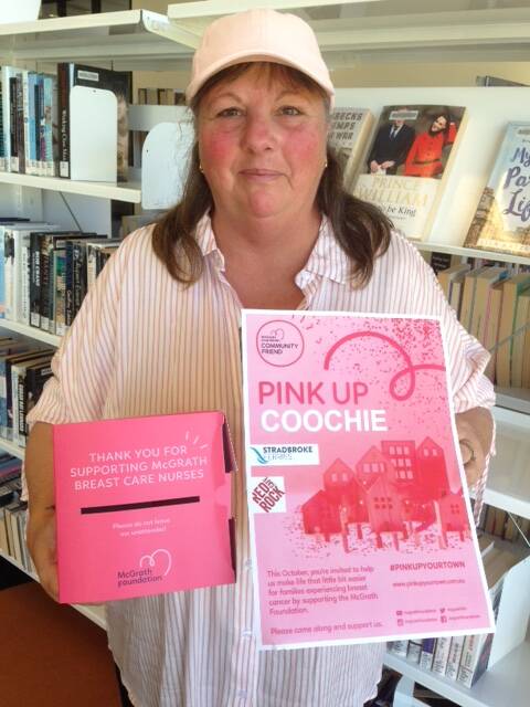 GOOD CAUSE: Help Debi Sayer raise funds for breast cancer as she turns Coochiemudlo Island pink in October.
