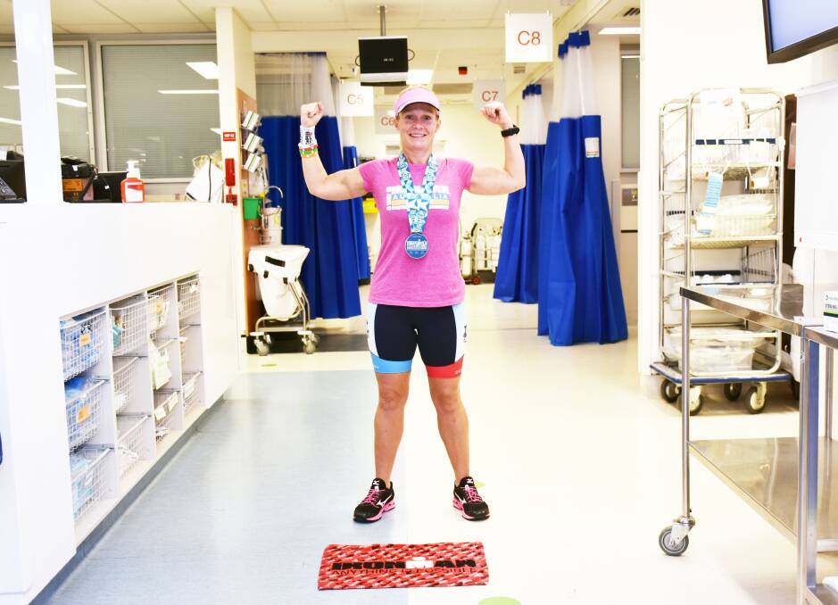 IRONWOMAN: Nurse Paula Durrant is ready to continue competing in marathons.