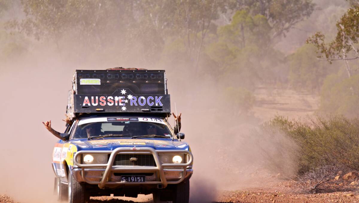 DISPLAY: The Aussie Rock car will be at the hotel to view at the fundraiser.