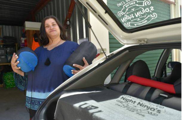 GENEROUS SPIRIT: Night Ninjas founder Alix Russo hopes to buy a van to improve the weekly night feed service for Redlands homeless. Photo: Hannah Baker 