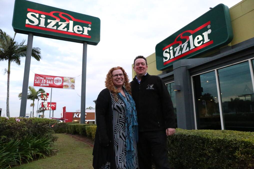 TRUE LOVE: Tori Van Der Donk, who was known as Vicki Cleary before getting married, and husband Stephen saying goodbye to Cleveland's Sizzler. Photo: Jocelyn Garcia