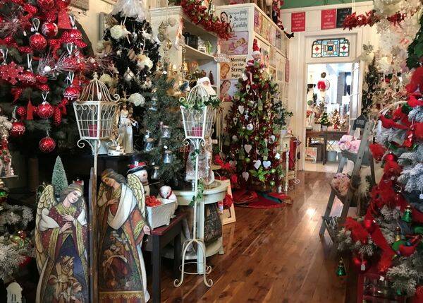 Jan Parlett's Country Experience in Grenfell: The most magical Christmas store with displays, ornaments, decorations, Christmas trees and homewares, gift lines, prints and signs.