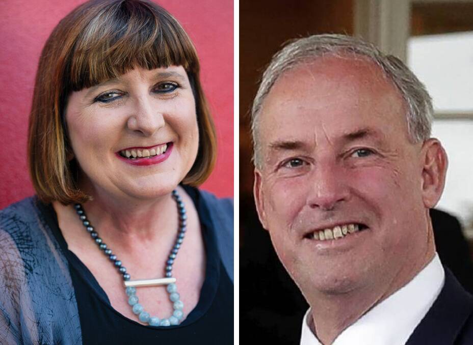 CONCERNED: Queensland Nurses and Midwives' Union secretary Beth Mohle; Seniors Minister Richard Colbeck.