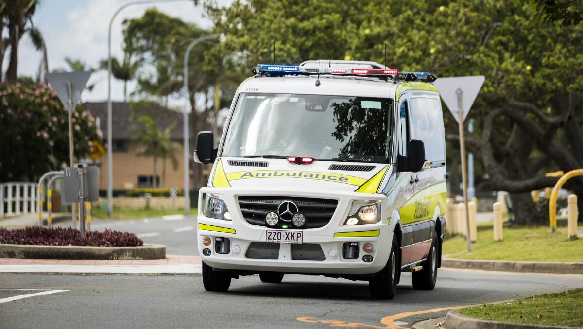 HURT: A Queensland Ambulance Service spokesperson said it was understood the motorbike rider sustained minor injuries in the crash.