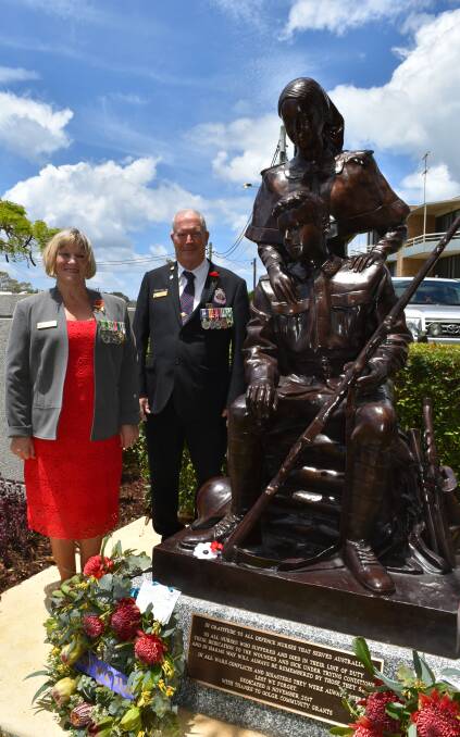 About 500 people were gathered at Cleveland's Anzac Park on Saturday, November 11 to pay respects to those who have enlisted or fought on behalf of their country. Military nurses were also honoured by the unveiling of a statue dedicated to them. Photos: Hannah Baker