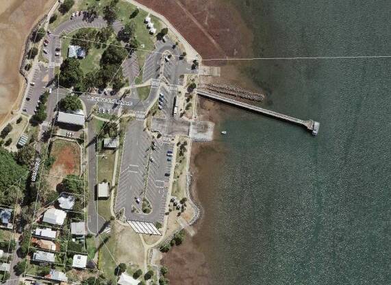ACTION: Mr Doughty is pushing for upgraded marine facilities at Wellington Point. Photo: Transport Department