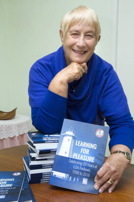 EDITORS: June Busfield and her husband Ken have put together a book, called Learning for Pleasure, in time for the bayside organisation’s 20th birthday. Photo: Supplied