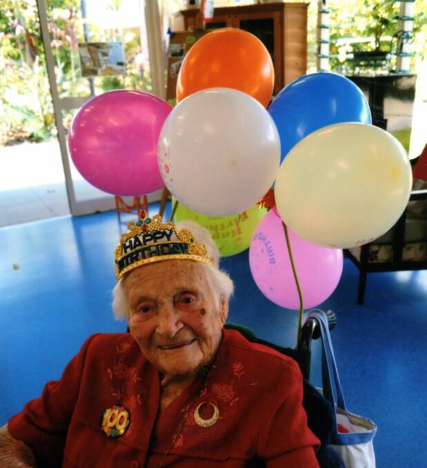 HAPPY BIRTHDAY: Marie Hickman turned 100-years-old on November 18.