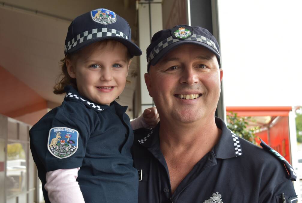 Shoppers and diners enjoyed free coffee with Capalaba Police, Volunteers in Policing personnel and Crime Stoppers volunteers at 2 Shots Espresso cafe on Friday, May 25. Photos: Hannah Baker