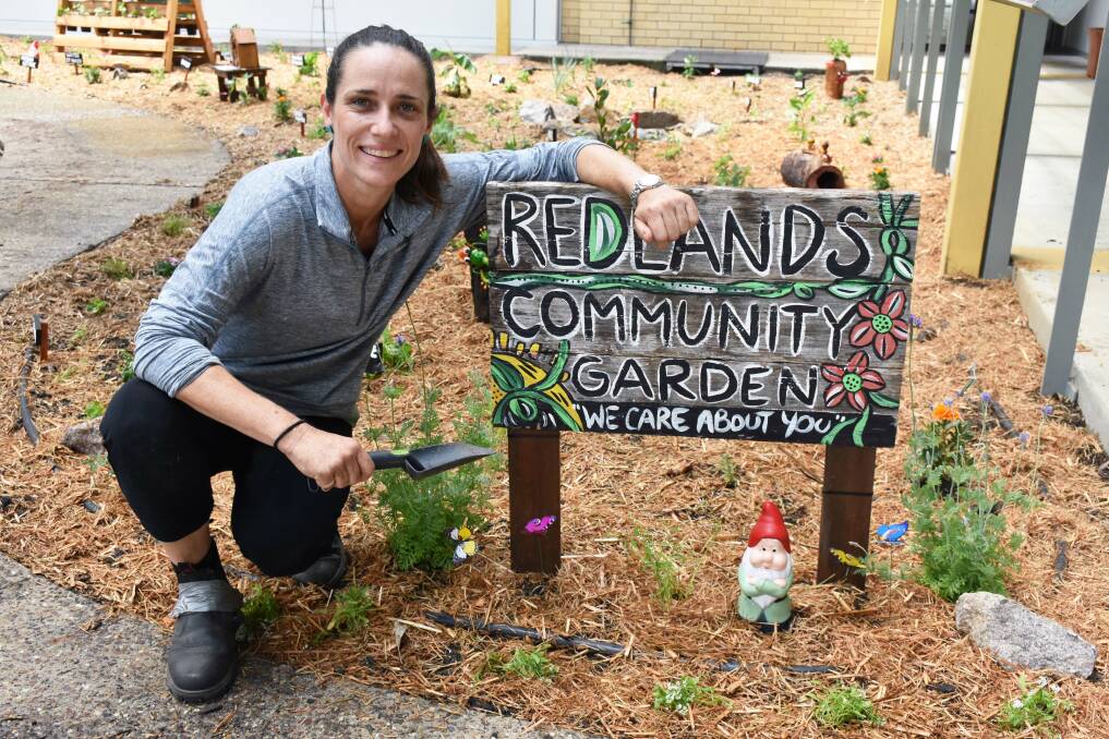 Metro South Health community garden coordinator and radiographer Renae McBrien. Photo: Supplied