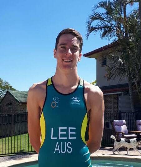 Adam Lee is entered into the standard 1.5-kilometre swim, 40-kilometre bike ride and 10-kilometre run. Photo: Supplied