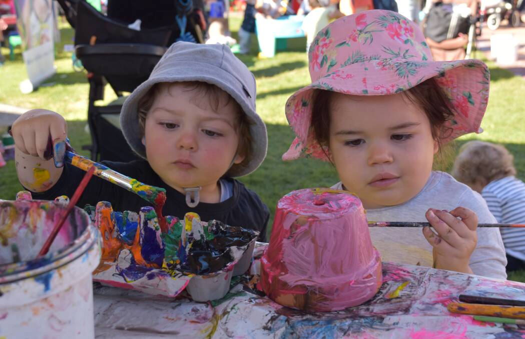 More than 250 families visited Capalaba regional park for Playgroup Queensland's messy play fun on Monday, May 21. Photos: Hannah Baker