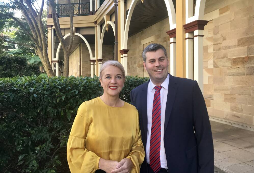 Redlands MP Kim Richards with Police Minister Mark Ryan earlier this year. Photo: Supplied