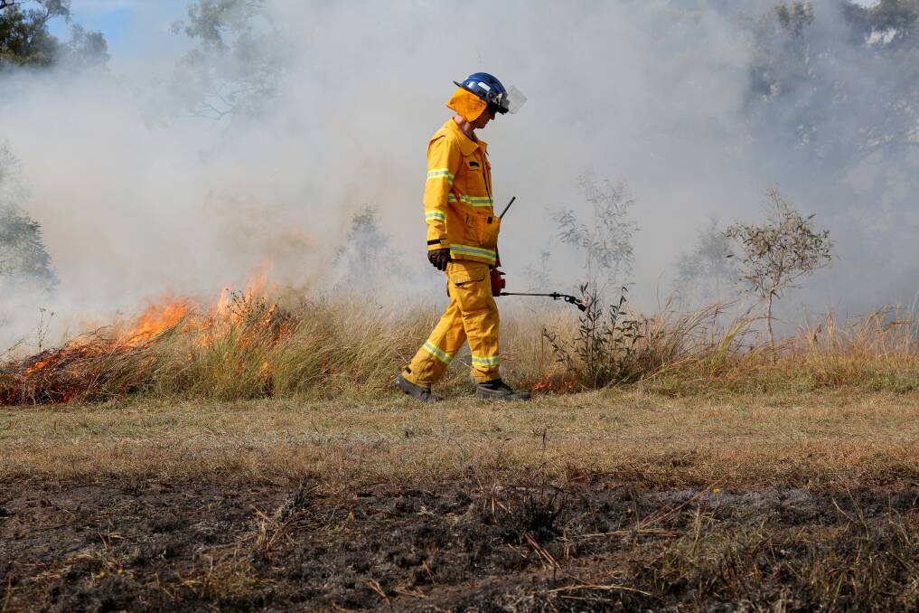 Seqwater has completed five hazard reduction burns near Leslie Harrison Dam and three at North Stradbroke Island. Photo: Supplied