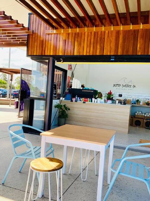 Jetty Coffee Co at Redland Bay Marina is open for business, serving coffee by the seaside.