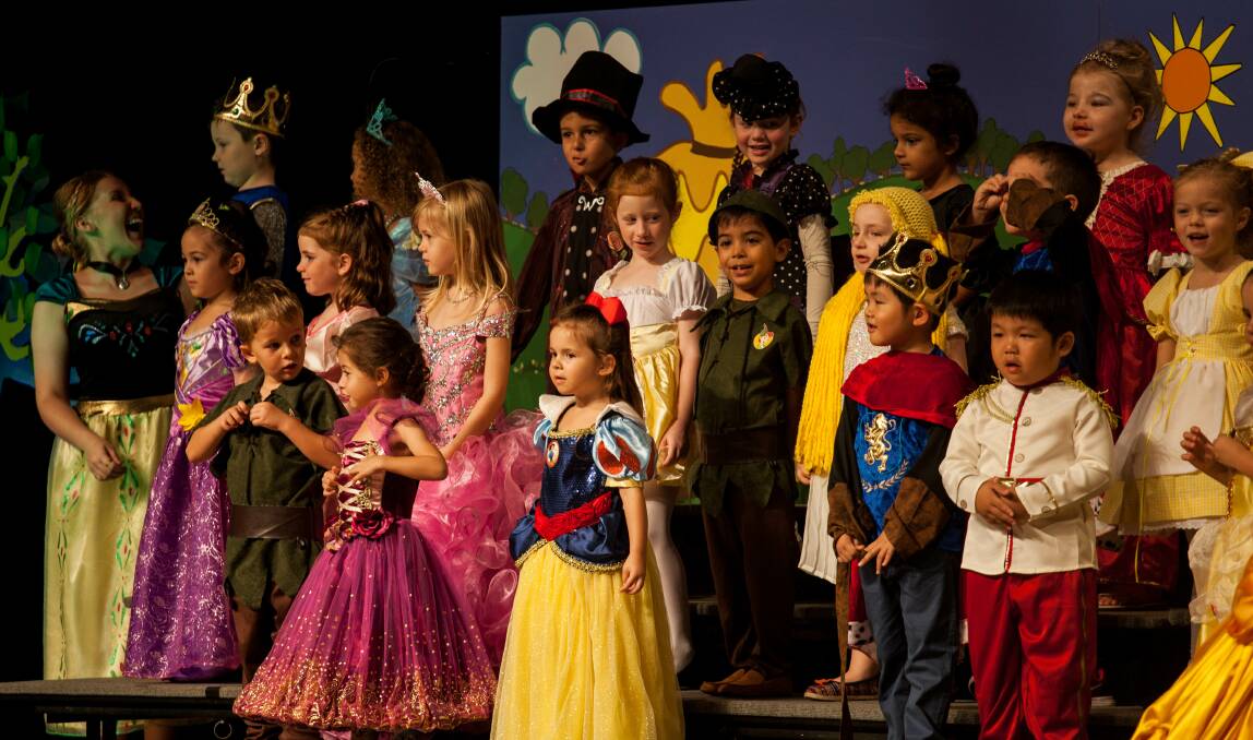 STORY TIME: Sheldon College preparatory students dressed as fairytale characters for the ball. Photo: Supplied