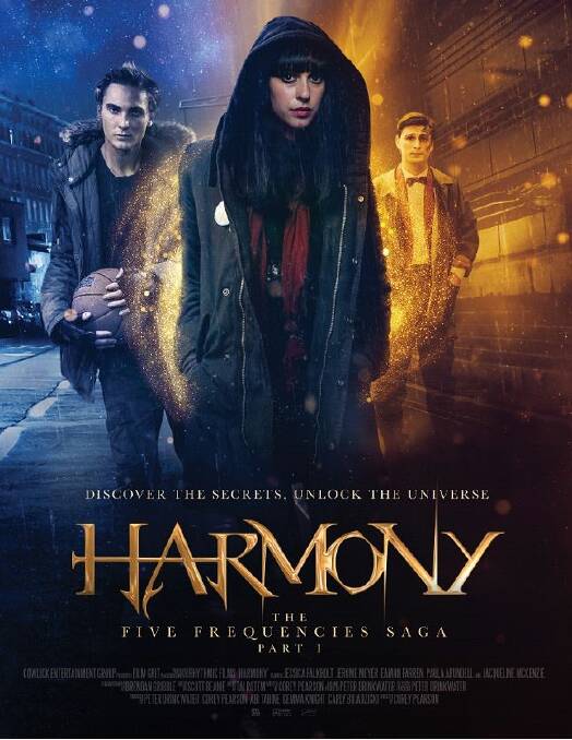Harmony, directed by Corey Pearson, stars Jessica Falkholt as the title character Harmony, Eamon Farren as protagonist and dark force Jimmy and Jerome Meyer as romantic lead Mason. Photo: Supplied