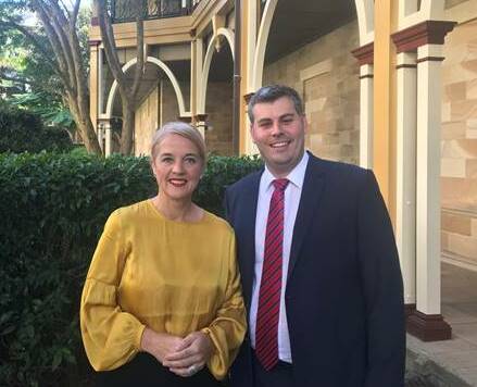 Redlands MP Kim Richards with Police Minister Mark Ryan. Photo: Supplied