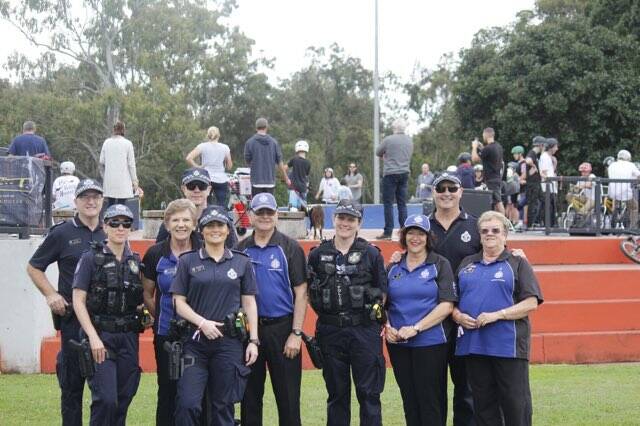 CHILL OUT: Redlands police and Volunteers in Policing attended the Youth Anti-Violence Day. Photo: Queensland Police Service
