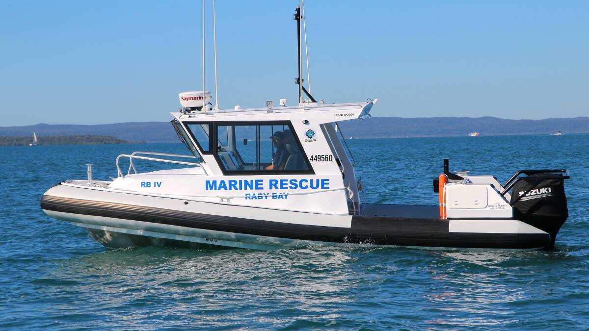RESCUE VESSELS: The 7.5 metre boat will be used for shallow water rescues, to tow small boats and for deployment to offshore callouts. Photo: Supplied