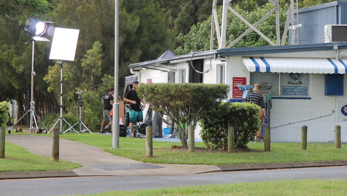 ON SET: Filming for the Netflix series Tidelands gets under way at Victoria Point. The supernatural crime drama Tidelands is the first Australian-made series for Netflix. Photo: Cheryl Goodenough