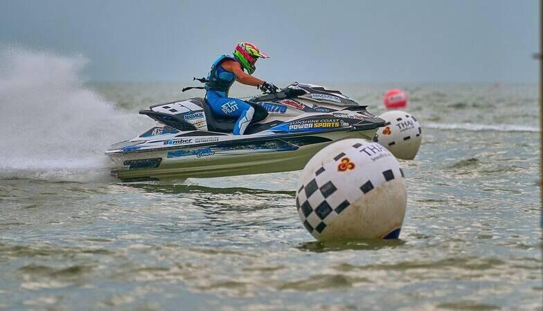Cunningham in action at the world cup at Thailand. Photo: Supplied