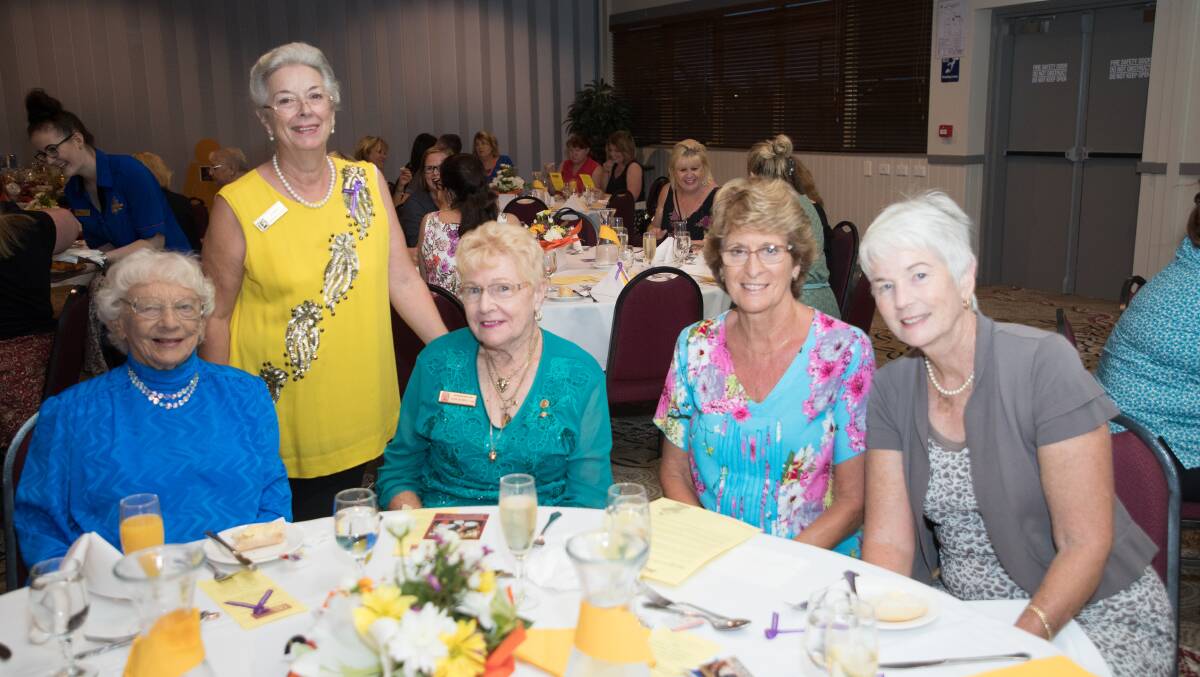 GREAT WORK: Former Founding members of 35 years from left (sitting down) are Phyllis Pledger, Kathy McNeilly OAM, Barbara Carter and Jan Forge with Judith Trevan-Hawke standing second from left. Photo: Supplied