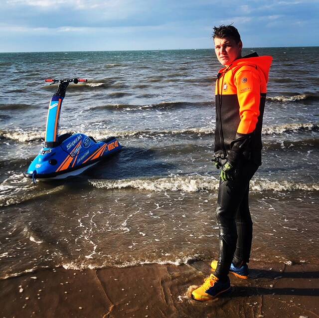 TALENT: Cleveland man Bailey Cunningham, 20, will compete in the Jet Ski World Cup in Thailand in December. Photo: Supplied