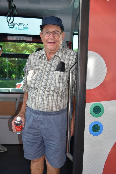 Redland Bay man and bus driver of 48 years, Des Smith, thought the shuttle bus could connect people living in narrow roaded estates to nearby public transport services.