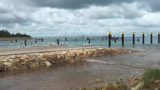 KING TIDE: The first of the year’s highest tides are expected from the Gold Coast up to Noosa and Fraser Island from January 22. Pictured is Amity Point at high tide in 2015.