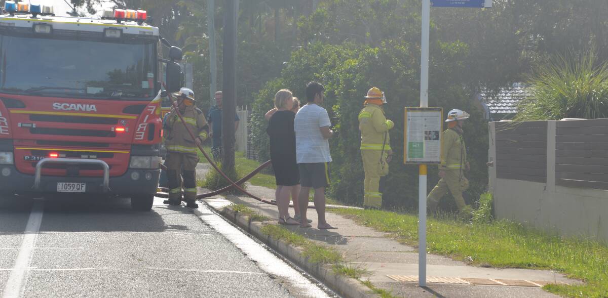 FIRE: Firefighters extinguished the blaze less than 30 minutes after their arrival. Photo: Brian Williams